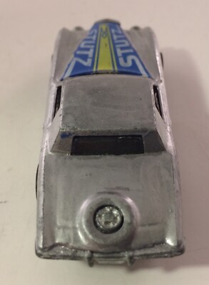Vintage Hot Wheels 1979 Stutz Blackhawk Diecast Silver Car 1:64