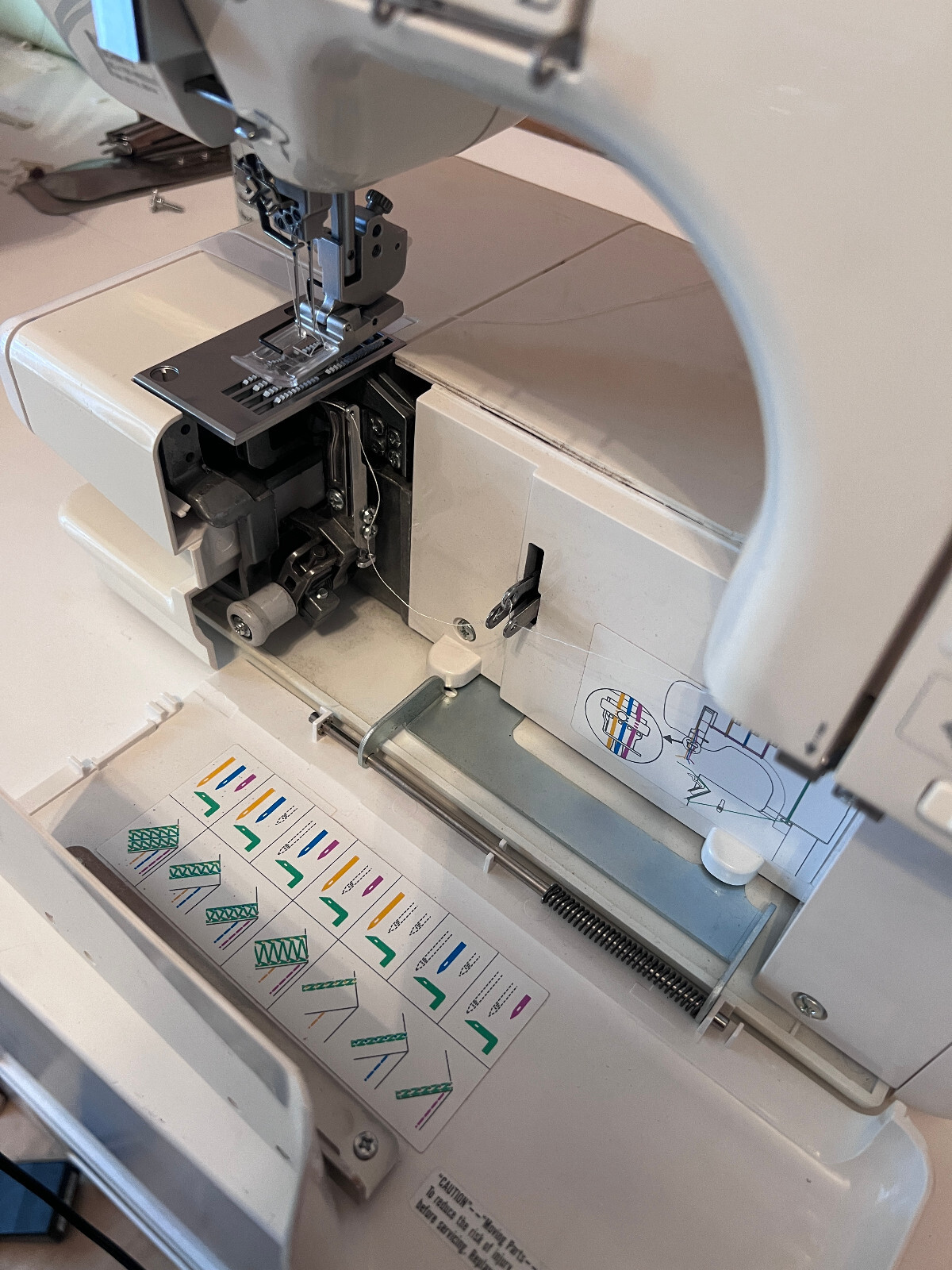 Janome 1000CPX CoverPro Coverstitch heavyduty cover hem sewing machine