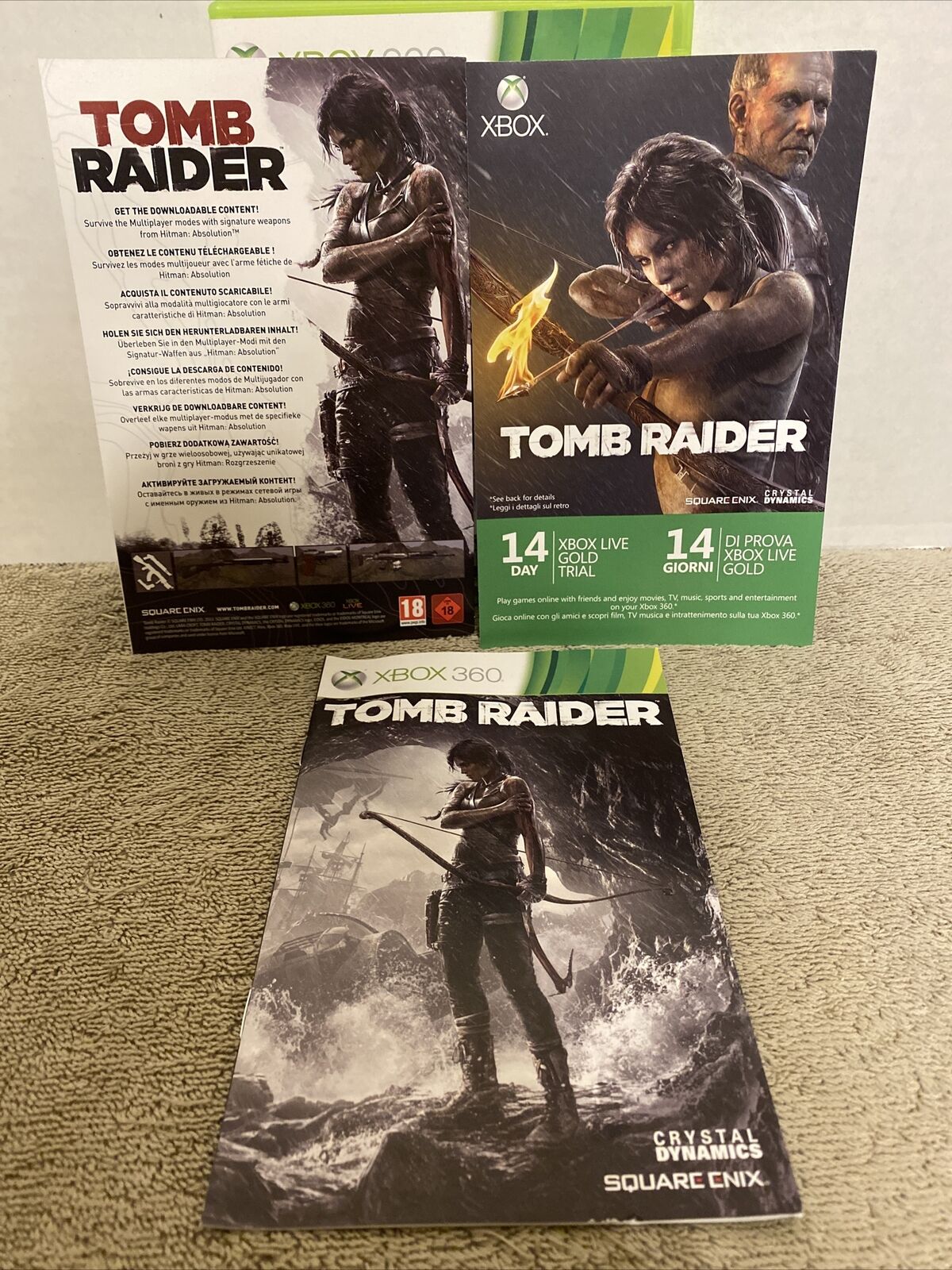 Tomb Raider -- Game of the Year Edition (Microsoft Xbox 360, 2014)  ***TESTED***