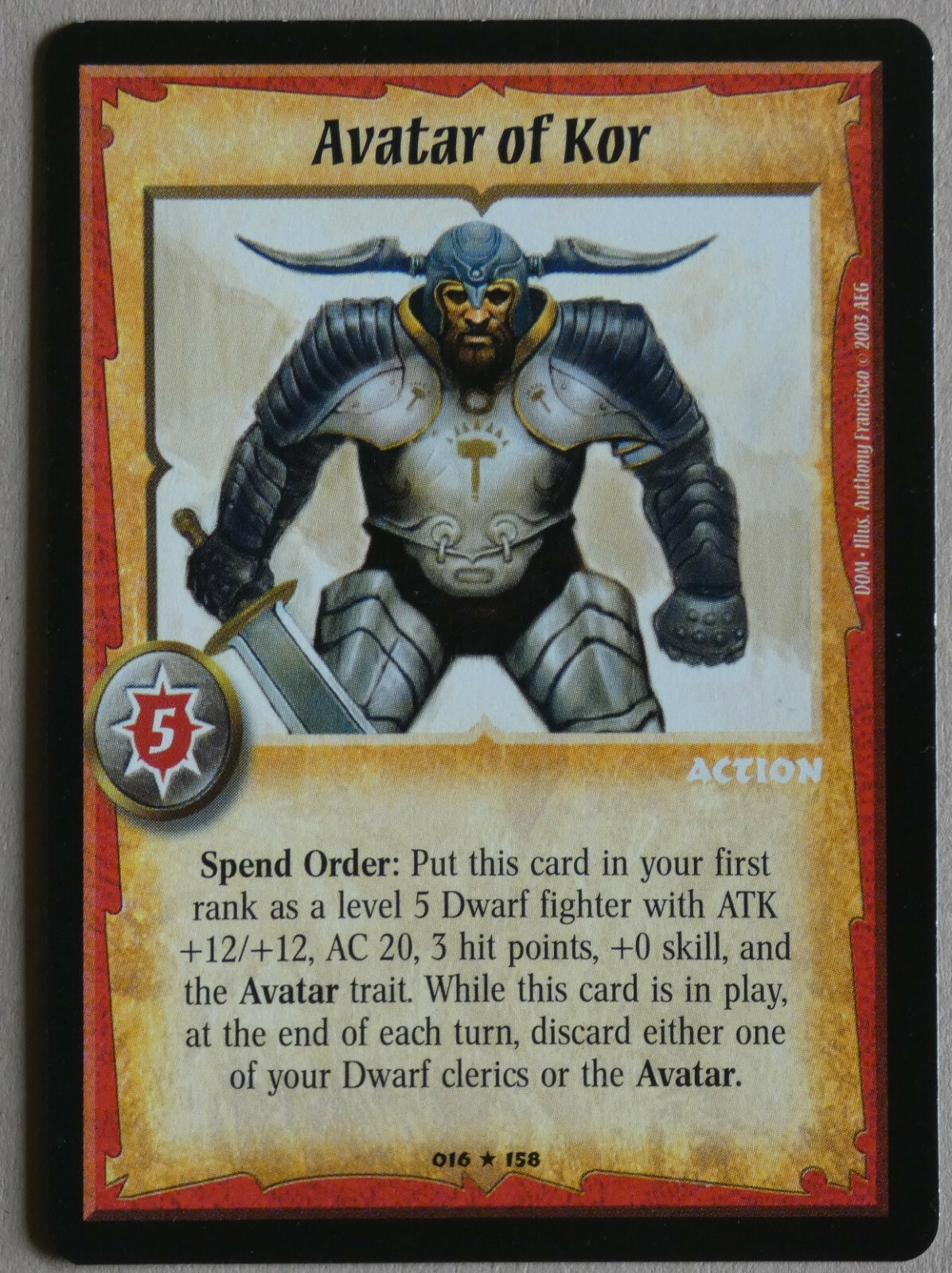 Warlord CCG Dominance Rare & Foil Cards TCG eBay