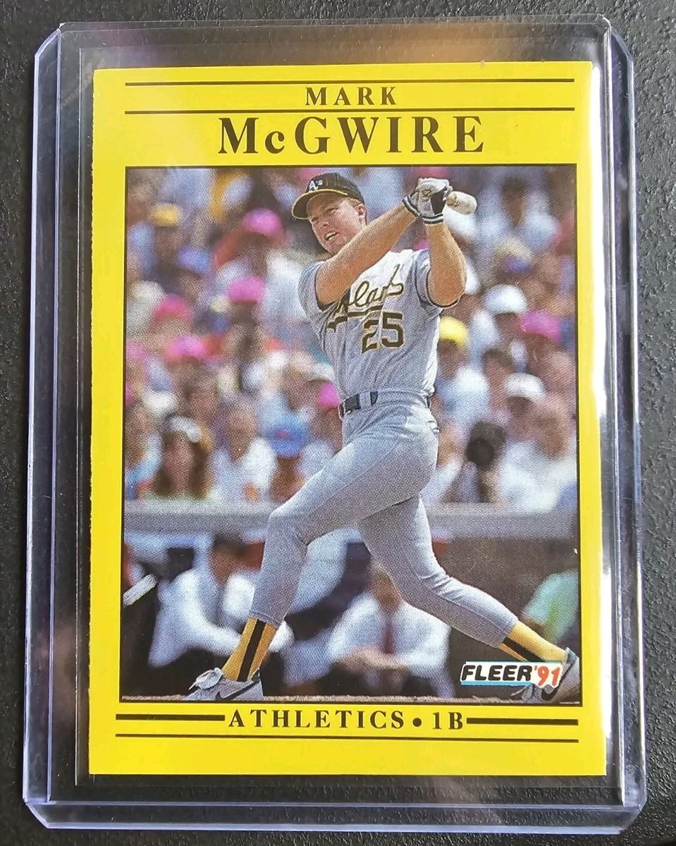 1991 Fleer #17 Mark McGwire | eBay