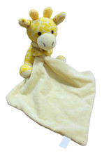 Walgreens Lovey Security Blanket Plush Giraffe Yellow Brown Stuffed Animal HTF