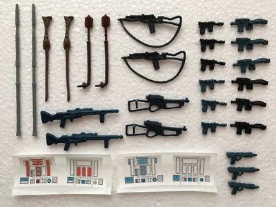 29 Teile Vintage Style Reproduktion Kenner Star Wars Zubehör VITRINENFIGUREN 