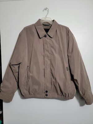 Vintage Weatherproof Mens Medijm Jacket Olive Greeb Full Zip