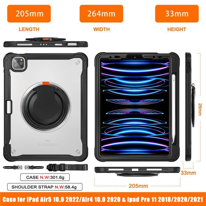 Kids Case For iPad 10.2 9th 7th 8th Generation 10.9 10th 6th Air 2 5 4 Mini 6 - Image 3 of 4