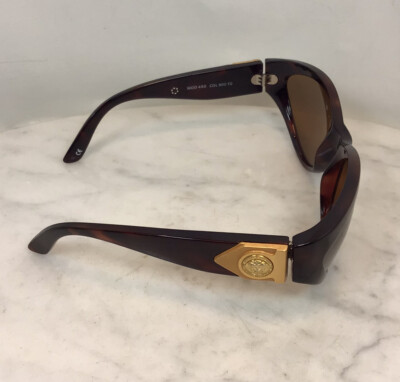 Vintage GIANNI VERSACE gold Medusa Head Sunglasses MOD 460 COL 900