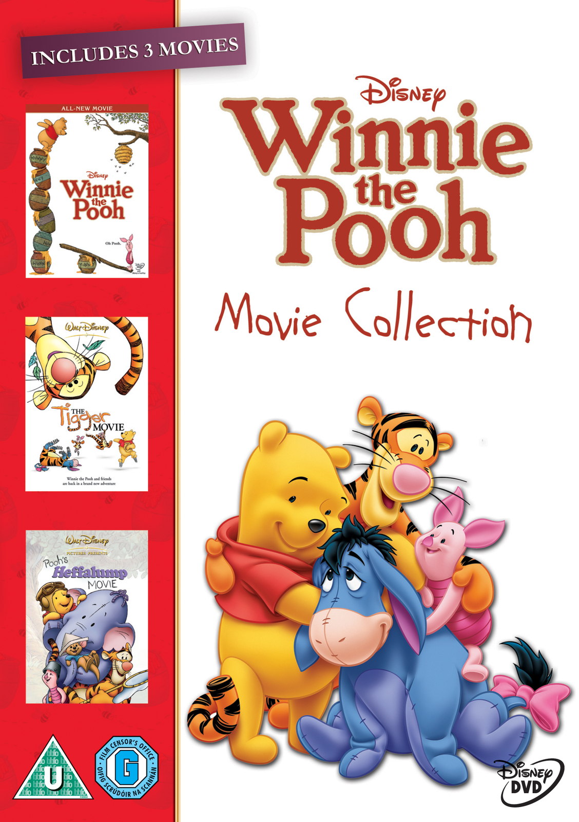 Winnie the Pooh/The Tigger Movie/Pooh's Heffalump Movie (DVD)