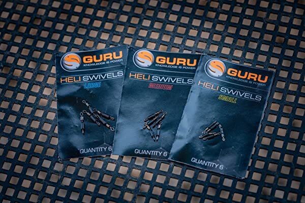 Guru Heli Swivels: Small *Match, Carp, Coarse Fishing* FREE DELIVERY FFF