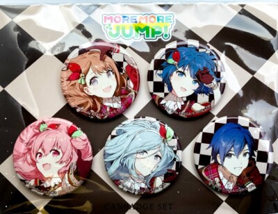 Project SEKAI COLORFUL STAGE MORE MORE JUMP Tin Badge Set Airi Haruka Minori...