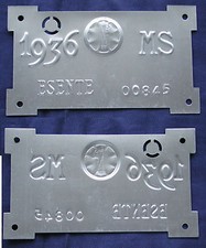 TASSA CIRCOLAZIONE BOLLO CARRO AGRICOLO PROVINCIA MASSA CARRARA 1936 ESENTE - 3