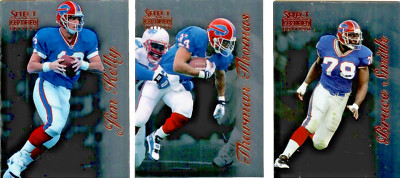 KELLY / SMITH / THOMAS 1996 SELECT CERTIFIED (3) CARD LOT #'S 21,65, 81 BUFFALO