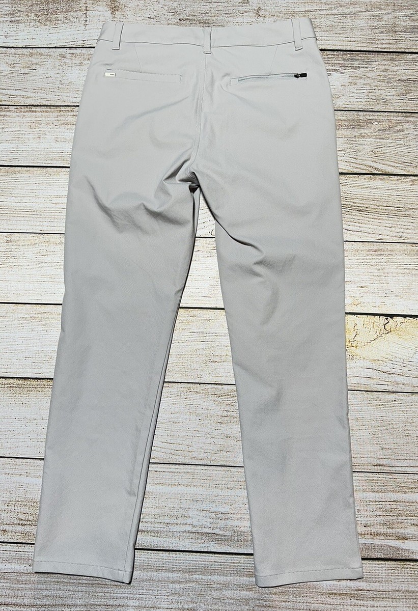 Vuori Men's Cascade Tech Chino Pants Fog Gray Size 28x26 | eBay