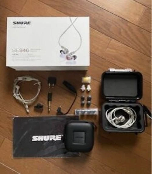 SHURE SE846CL-A canal type sound isolating earphone crystal clear Exellent FS JP