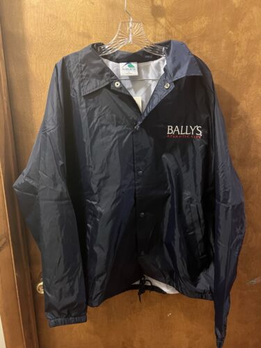 Bally’s Atlantic City Windbreaker Jacket Sz Xl NWT