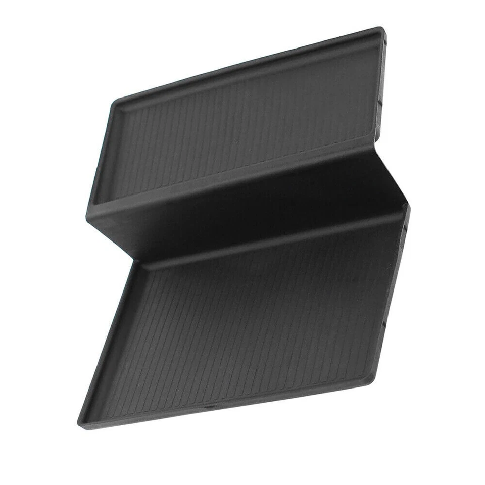 Black Center Console Rubber Mat Insert For 10-15 Dodge RAM 2500 3500 1QR14DX9AA Foto 3 de 4