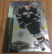 10 11 Upper Deck LOUI ERIKSSON Black Diamond Hockey card #18 Dallas Stars