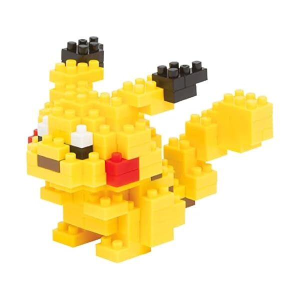 Nano block Pokemon Pikachu NBPM-001 Free Shipping with Tracking# New from Ja JP