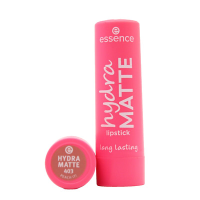 2x essence hydra MATTE Lipstick Lippenstift matt 403 Peach it! 3,5g - NEU