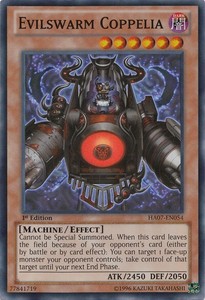 Evilswarm Coppelia - HA07-EN054 - Super Rare - 1st Edition x3 - Lightly Played