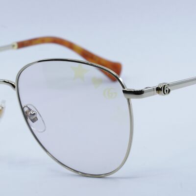 NEW GUCCI GG1419S 004 GOLD /TRANSPARENT SUNGLASSES Gucci GG1419S 004 - Sunglasses for Woman – LookerOnline main image 2