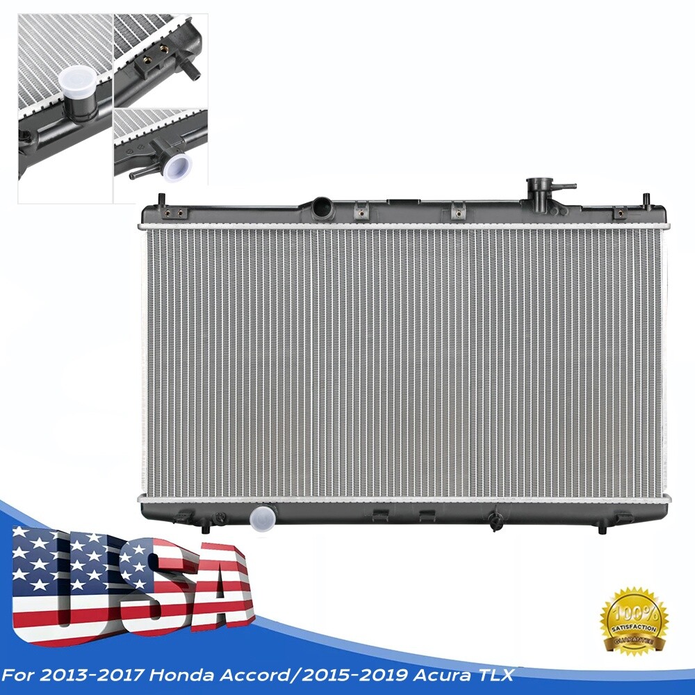 13363 Car Aluminium Radiator Fit For 2013-2017 Honda Accord/ 2015-2019 Acura TLX