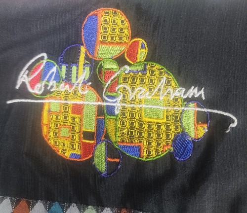 Robert Graham Shirt Mens L Long Sleeve Button Up Flip Cuff Embroidered - Picture 13 of 17