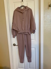 Young Fabulous Broke Groove Hoodie And Jogger Set Dusty Lavender S/M