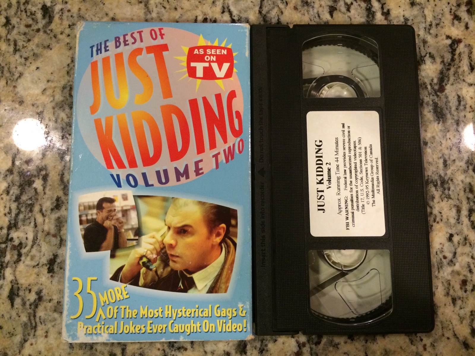THE BEST OF JUST KIDDING VOLUME TWO 2 RARE OOP VHS HIDDEN CAMERA