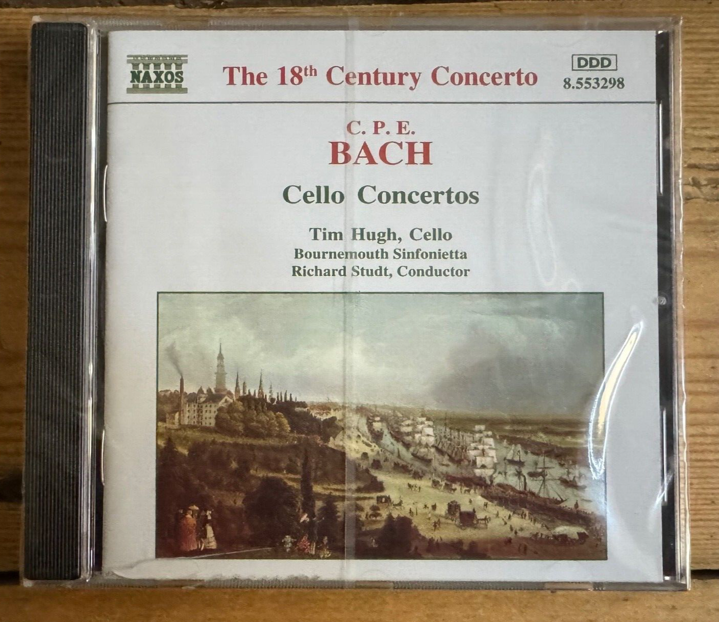 C.P.E. Bach: Cello Concertos Tim Hugh  NEW SEALED CD