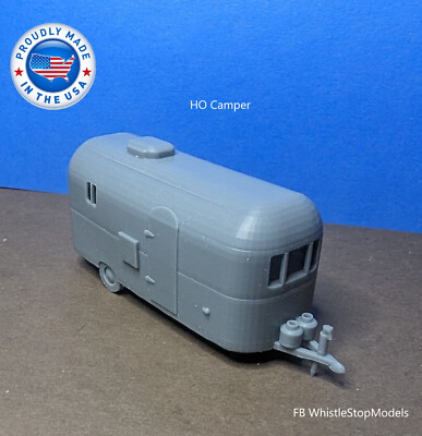 HO Scale 1/87 Airstream Camper HO1020 | Whistle Stop Models