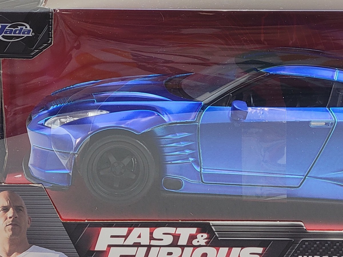 1:24ワイスピ  BRIAN&#39;S Nissan GT-R R-35 Ben BRIAN'S 2009 NISSAN GTR(R35)BEN SOPRA” Blue, 1:24 Scale