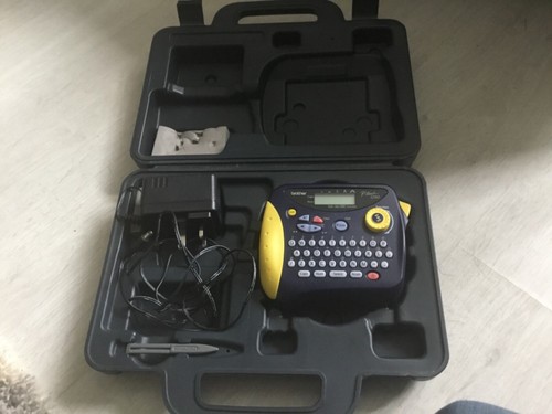 Brother P-Touch PT-1250 Label Thermal Printer Used Working In Case