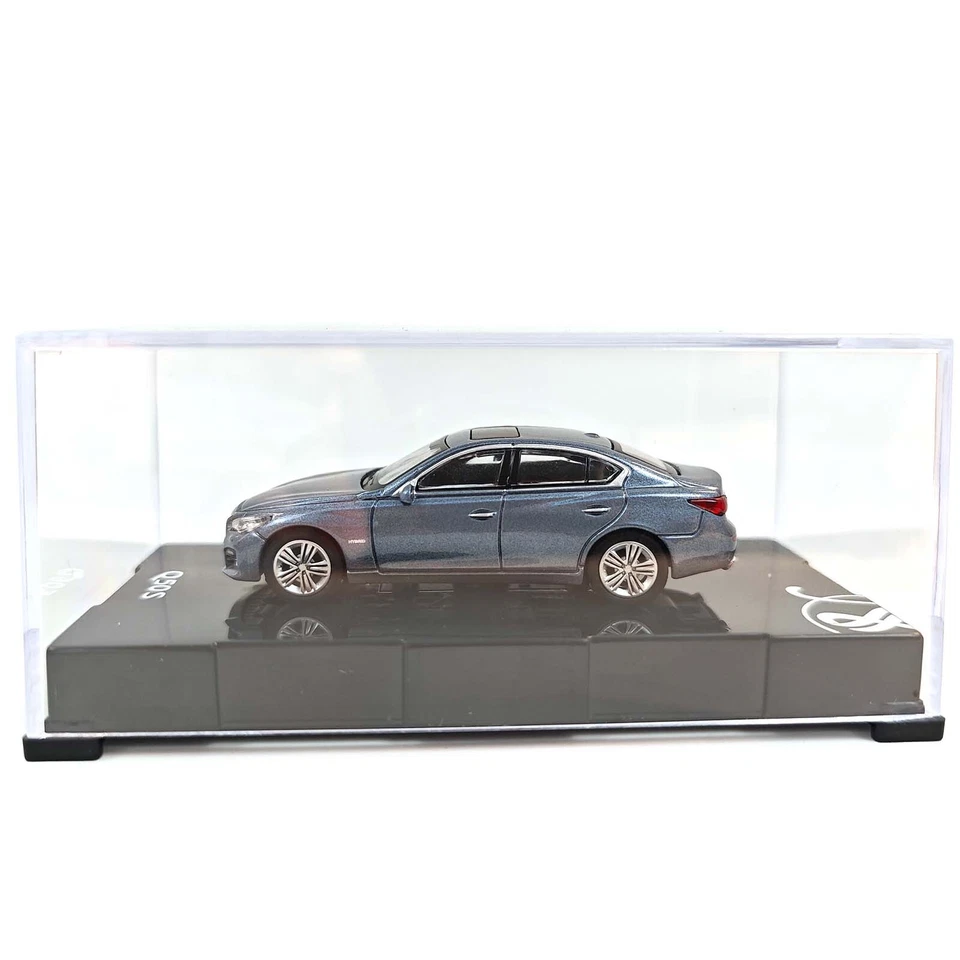1:64 Infiniti Q50S Azul Diecast Modelo Coche Coleccionables Regalo Juguete Serie Paudi Foto 3 de 4