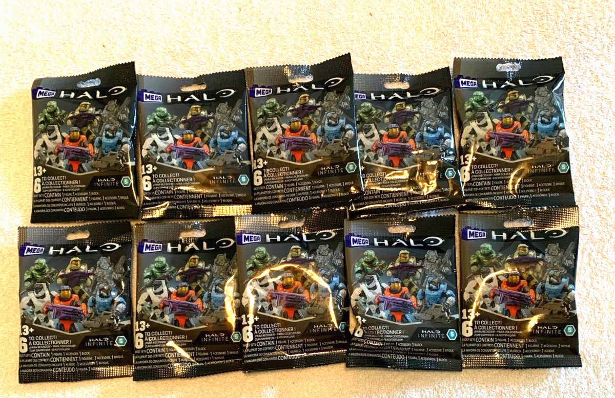  Mega Construx Halo Infinite Series 2 Blind Bag Mini Figures  (Pack of 6) : Toys & Games