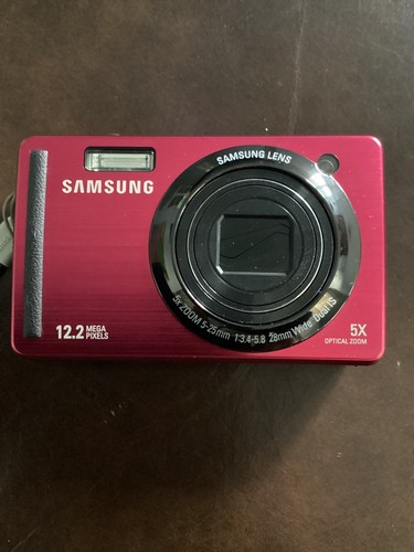 SAMSUNG PL70 RED 12MP Digital Compact Camera Mint- Boxed Superb - Picture 8 of 8