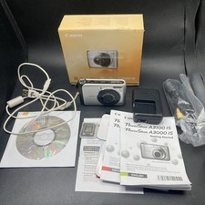 Canon PowerShot A3000 IS 10.0MP Digital Camera  Charger 8GB SD Tested  read 