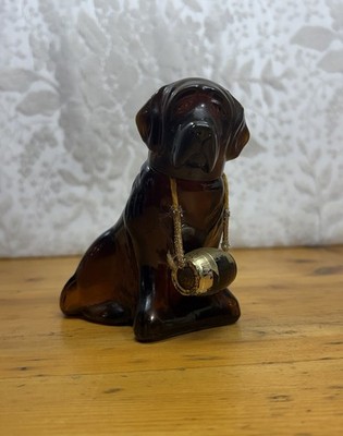 Vtg Avon Empty Bottle 1972 Old Faithful St. Bernard Dog Wild Country Empty