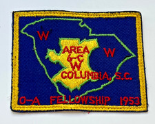 BSA OA Fellowship Conclave Area 6-C 6C Meeting, Columbia, SC 1953 Muscogee