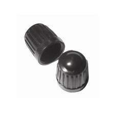 Image of Pearl Consumables Car Dust Caps - Black - Pack Of 100