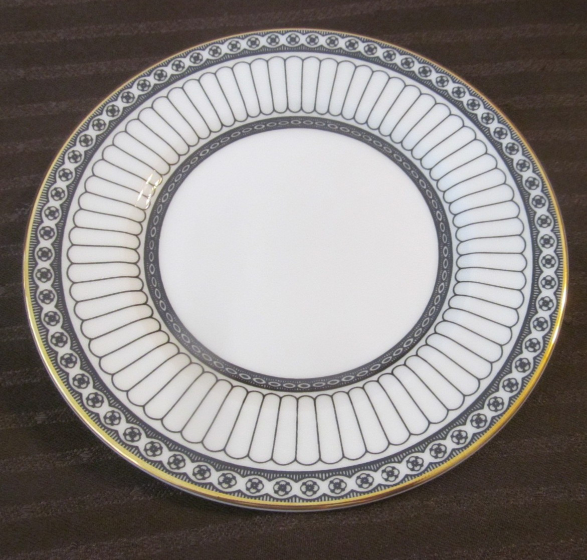 Set Of 4~Wedgwood COLONNADE Black 6" Bread Plates~Multiple Sets Avail