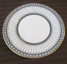 Set Of 4~Wedgwood COLONNADE Black 6" Bread Plates~Multiple Sets Avail