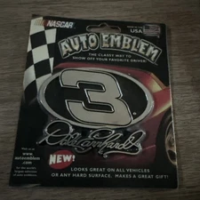 Team Promark-Nascar #3 Dale Earnhardt Auto Emblem (NOS) *New In Package*