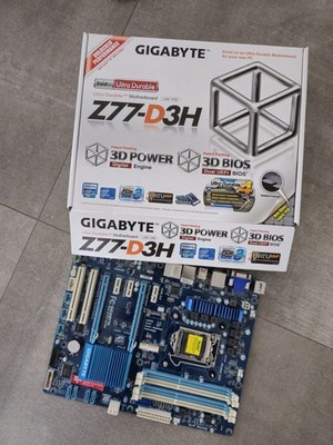 GIGABYTE GA-Z77-D3H Mainboard für Intel   Sehr guter Zustand - Sofort Lieferbar