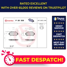 Brake Pads Set fits OPEL INSIGNIA A 1.8 Rear 08 to 17 Brembo 13237765 13237768