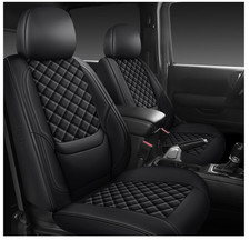 Jeep Wrangler Seat Covers 2007-2017 Full Set With Lumbar Support Jk4 - Black