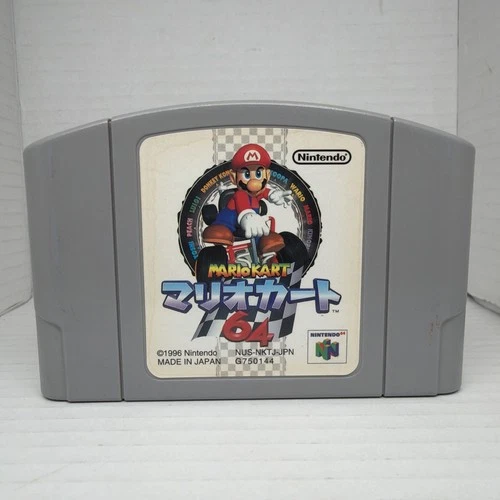 Vintage Japanese Mario Kart Nintendo 64 Cartridge only N64 Game