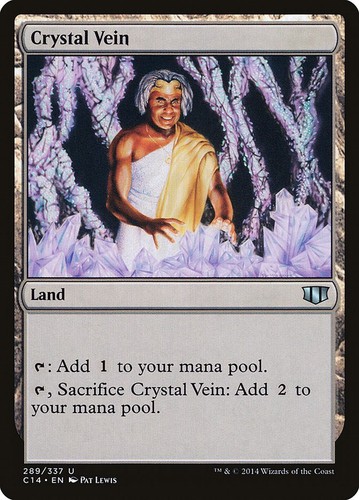 Crystal Vein 289 Commander 2014 MTG