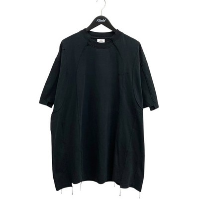 VETEMENTS UA65TR413B T-Shirt Black XS Short Sleeve 6005