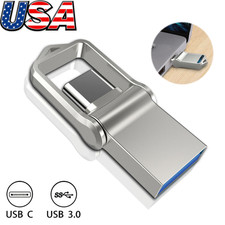 OTG 2IN1 USB Type C 64G 256GB 1TB 2TB OTG Flash Drive Metal USB Memory Stick Pen