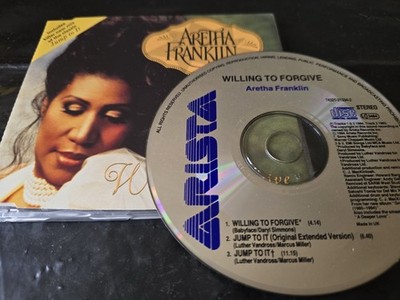 ARETHA FRANKLIN - WILLING TO FORGIVE (1994) CDS (ARISTA): NR MINT